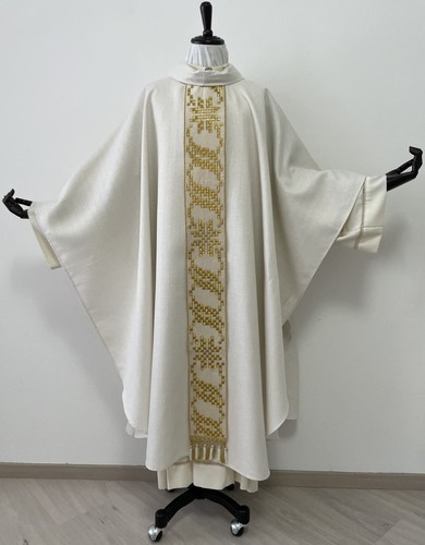 Casula bianca lurex - , con