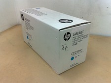 Cartuccia toner originale HP CE251YC ciano per Color LaserJet CP3525/CM3530
