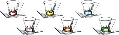 Set espresso multicolore