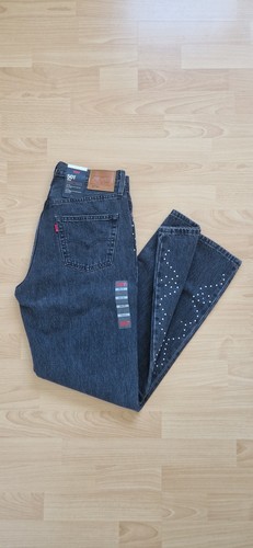 Jeans grigio nero borchie