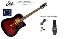 EKO RANGER CW EQ RED SUNBURST CHITARRA ACUSTICA ELETTRIFICATA + TRACOLLA + CAVO