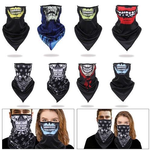 Teschio viso scaldacollo - viso,