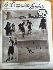 LA DOMENICA SPORTIVA 1934 SESTRIERES FIORENTINA GENOA LAZIO
