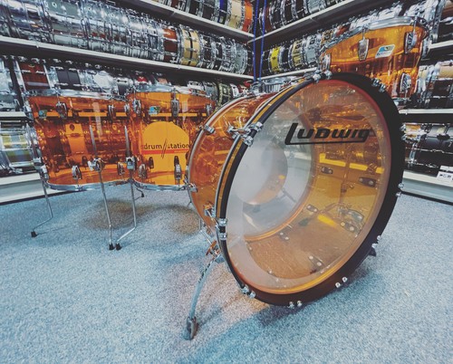 Ludwig usa vistalite zep set - vistalite,