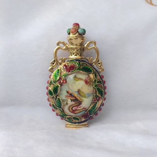 Antica bottiglia snuff cinese - snuff,