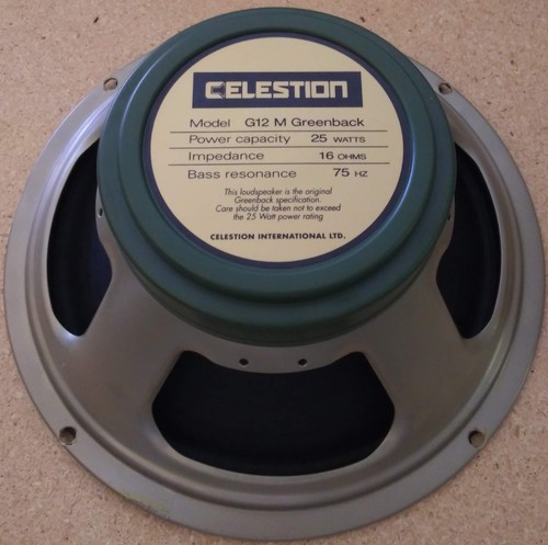 Celestion g12m 25w greenback - celestion,