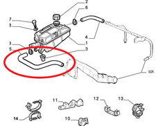 MANICOTTO VASCHETTA FIAT BRAVO