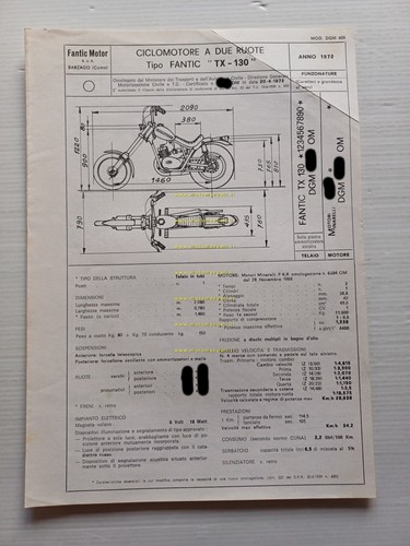 Fantic chopper 130 1973 - 50,