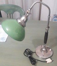 LAMPADA MINISTERIALE DA SCRIVANIA VINTAGE ORIGINALE ANNI 70 IN METALLO REGOLAB