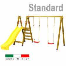 Scivolo in legno Altalena