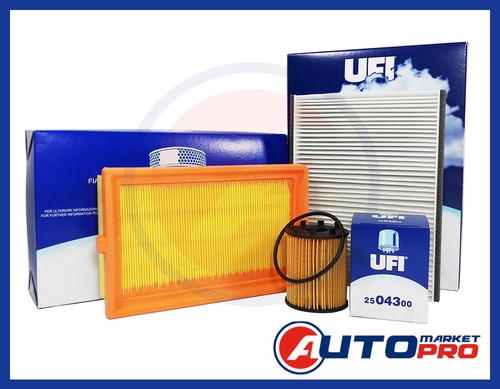 Kit filtri tagliando ufi fiat - kit,