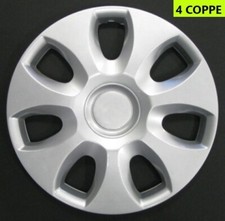 COPRICERCHI COPPE RUOTA RAGGIO "15" KIT 4 PEZZI PER OPEL MERIVA DAL 2003 IN POI