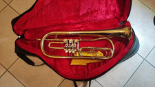 Tromba Flicorno Contralto MIb  3 Valvole Rampone Cazzani  Milano
