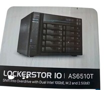 Asustor Lockerstor 10 Bay NAS,Quad - AS6510T (scatola aperta - mai usato)