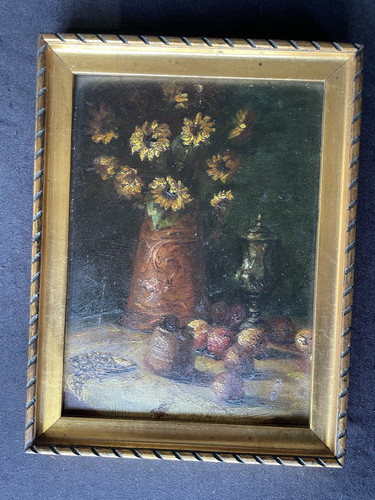 Dipinto olio girasoli su - ad,