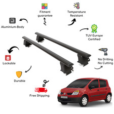 Bare Roof Rack Cross Bars Set