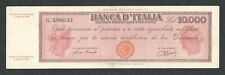 Italy Lire 10000 SPL Titolo Provvisorio TESTINA RRRRR 5  Decr. 04-08-1945 Raro !