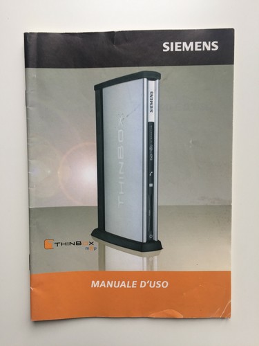 Manuale istruzione siemens - manuale, d'istruzione