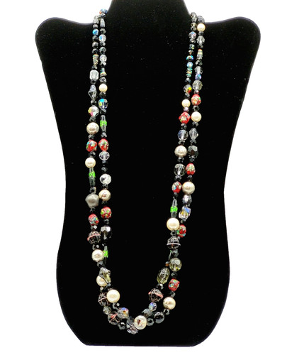 Art glass bead - bead, multi