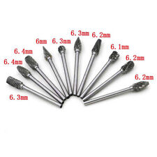 10X Frese In Metallo Duro Al