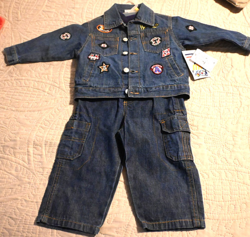 Completo baseball denim - , mac