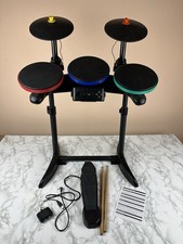 Batteria Drum completa Guitar Hero/Band Hero wireless Controller + dongle PS3