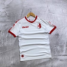 Maglia Zeus SSC Bari 2017/18 bianca rossa taglia S calcio italiano