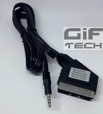 CAVO ADATTATORE IN SCART 21P MASCHIO OUT SPINA MINIJACK 3,5 MM AUDIO VIDEO AV 2M