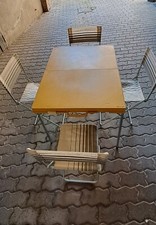 Tavolino Vintage da pic nic con 4 sedie