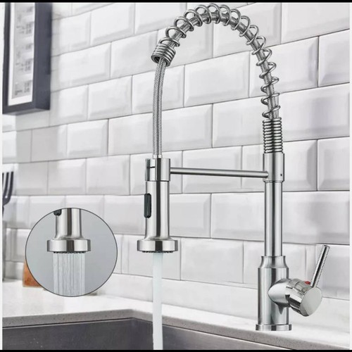 Rubinetto cucina acciaio inox