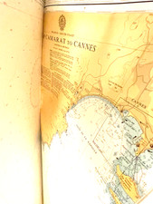 5x Admiralty Charts FRANCE