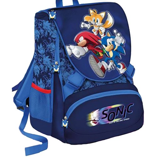 Zaino estensibile scuola sonic - zaino,