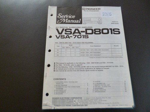 Manuale servizio originale - di,