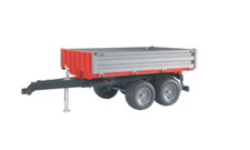 Bruder U02019 Rimorchio con sponde reclinabili