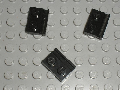 Pieces lego black plate - black,
