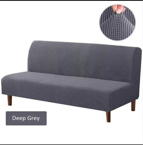 Velvet futon armless - sofa, bed