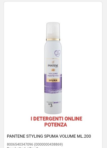 Pantene spuma volume - spuma,