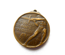 MEDAGLIA SCUOLA CENTRALE FANTERIA REGIO ESERCITO WWII GUERRA ACCADEMIA ANNI 30