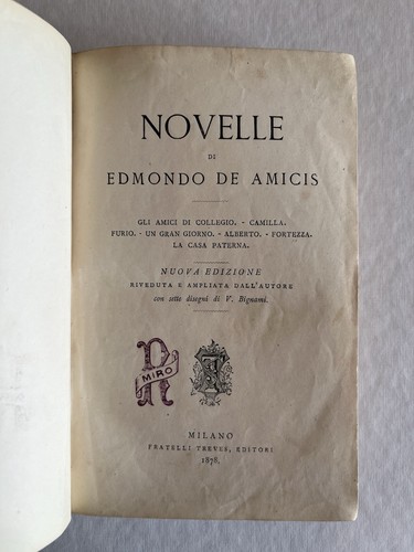 Edmondo amicis novelle con - edmondo,