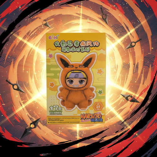Blind box peluche naruto - box,
