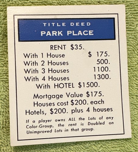 Monopoli 1961 vintage pezzo - , di