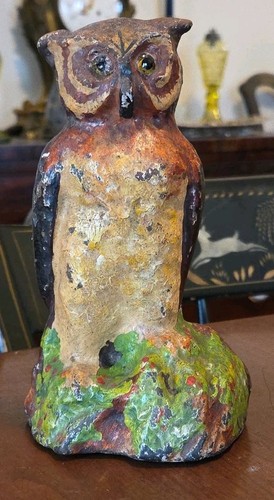 Antico gufo fermaporta - , in
