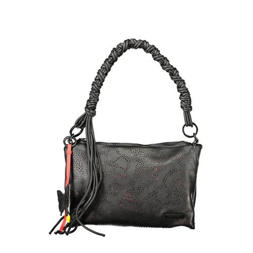 Desigual black polyurethane - black,