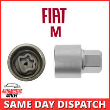 Master Bloccaggio Ruota Sicurezza Bullone Dado Rimozione Chiave Presa M per Fiat