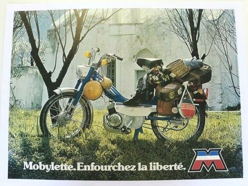 Affiche motobecane mobylette - motobecane,