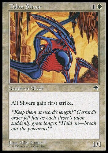 Mtg talon sliver english - exc,