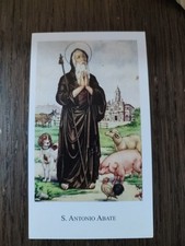 Sant'Antonio Abate, Holy Card