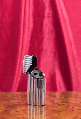 Briquet ancien cartier argent - briquet,