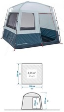 Tenda Campeggio QUECHUA Gazebo ad archi Arpenaz 6 posti