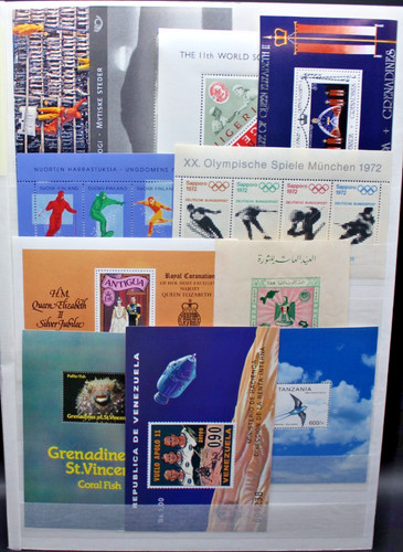 Francobolli foglietti mondiali - foglietti,